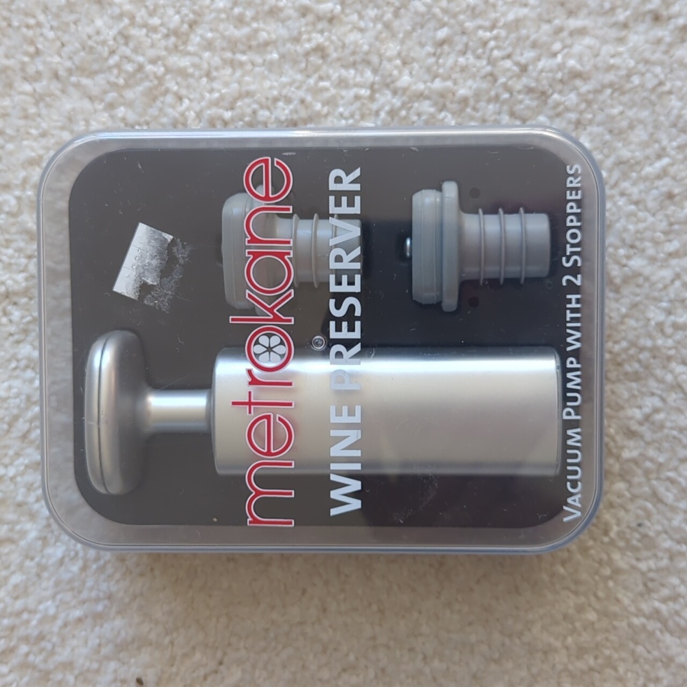 3 for $30. Wine preserver. Vacuum pump with 2 stoppers
